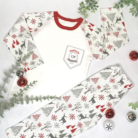 Reindeer Pyjamas - Pocket Design